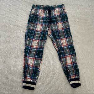 Aerie M Plaid Flannel Pj Joggers